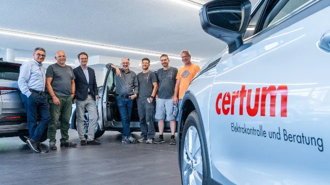 Certum E-Auto-Flotte