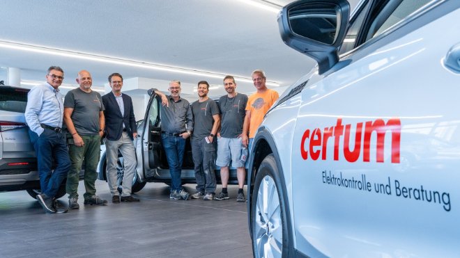 Certum E-Auto-Flotte