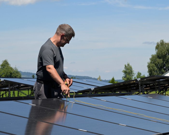 Abnahme von Photovoltaikanlagen